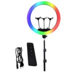 ARO DE LUZ 18' 45CM RGB C/ TRIPODE AS02
