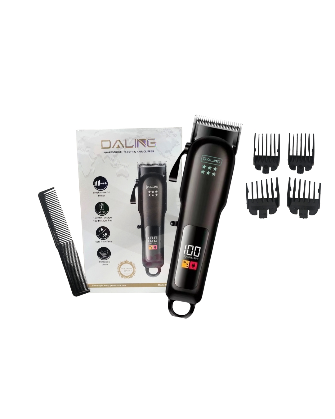 CORTA PELO DALING CAJA GRIS DL-1169