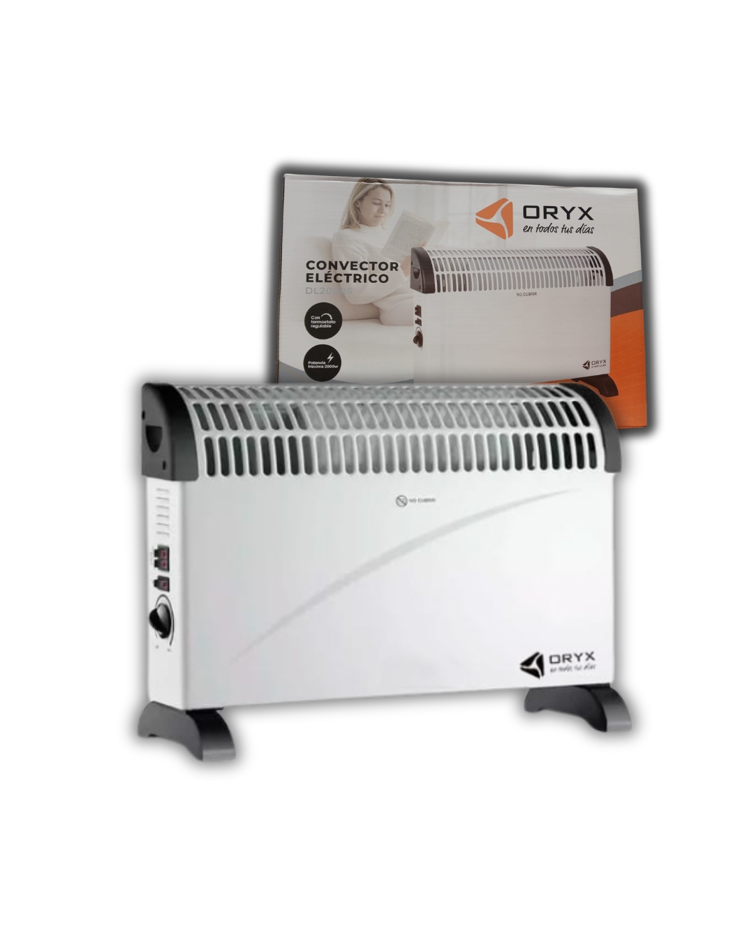 CONVECTOR ELECTRICO ORYX DL2000S TURBO