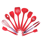 SET X10 UTENSILIOS PARA COCINA DE SILICONA