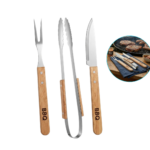 KIT ASADOR 3 PIEZAS BBQ